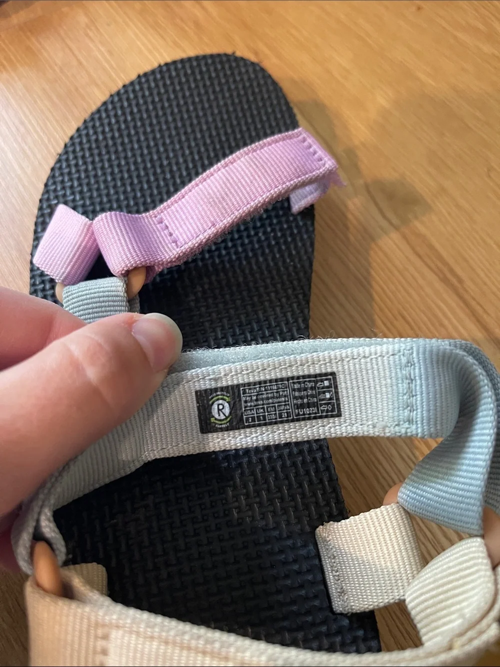Teva Kids Sport Sandals – Light Blue & Pink